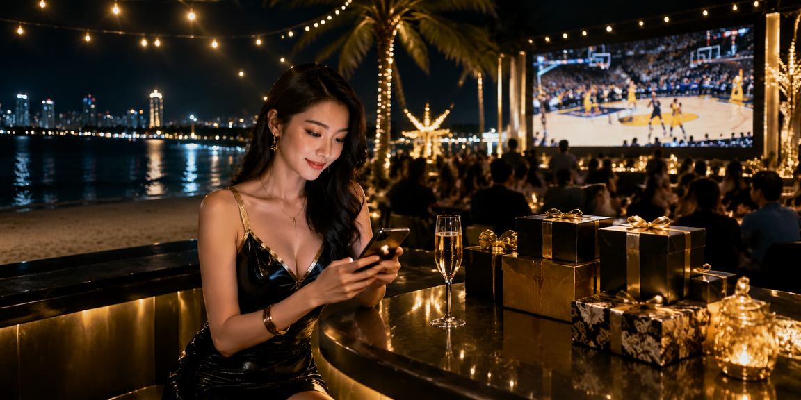 Người dùng Hà Nội theo dõi trận bóng rổ và đặt cược tại chợ đêm qua điện thoại