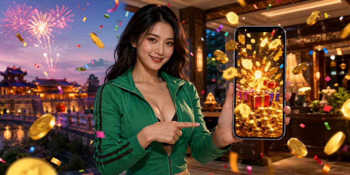 Người tham dự lễ hội tại Huế truy cập casino di động và kiểm tra chương trình khuyến mãi